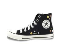 Converse - All Star Embroidered Florals High Top - Femme - Chaussures - Noir - Taille: 39 EU