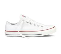 Converse All Star Ox Femmes Lacet Bas Toile Baskets En Blanc Taille UK 3 - 7