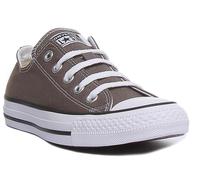 Converse All Star Ox Femmes Lacet Coupe Basse Baskets En Charbon Tailles UK 3 -