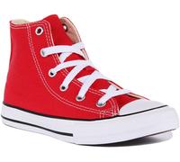 Converse Mixte Youths Chuck Taylor All Star Hi Shoes, Rouge, 31 EU