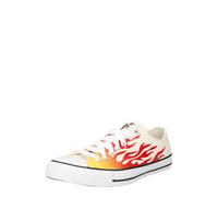 CONVERSE Baskets basses 'Chuck Taylor All Star' crème / orange / rouge / blanc, Taille 36,5
