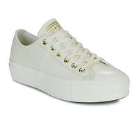 Baskets basses femmes Converse CHUCK TAYLOR ALL STAR LIFT PLATFORM GOLD Blanc 35