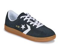Converse Baskets Classiques en Daim pour Homme, Noir/Blanc/Gomme, 12 Women/10.5 Men