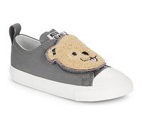 Baskets basses enfant garcons Converse CHUCK TAYLOR ALL STAR ONE STRAP SHERPA BEAR EASY-ON Gris 20