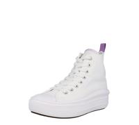 Converse Garçon Chuck Taylor All Star Move Platform Shoes, White Pixel Purple White, 37.5 EU