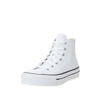 Baskets montantes enfant filles Converse Chuck Taylor All Star Eva Lift Leather Foundation Hi Blanc 35 1/2