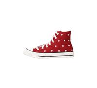 Converse Baskets montantes enfant CHUCK TAYLOR ALL STAR HEARTS ROSES in Rouge 36