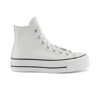 Converse - Baskets classiques en cuir blanc - Femme - Chaussures - Blanc - Taille: 41 1/2 EU