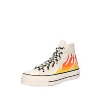 CONVERSE Baskets hautes 'Chuck Taylor All Star' beige / jaune / orange / noir, Taille 36,5
