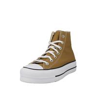 CONVERSE Baskets hautes 'Chuck Taylor All Star Lift Hi' caramel / noir / blanc, Taille 35-35,5