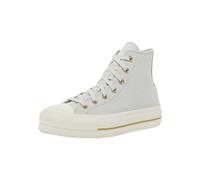 CONVERSE Baskets hautes 'Chuck Taylor All Star Lift' or / argent, Taille 37,5