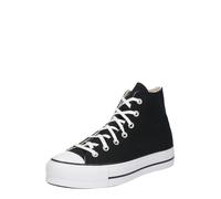 CONVERSE Baskets hautes 'CHUCK TAYLOR ALL STAR LIFT PLATFORM WIDE WIDTH' noir / blanc, Taille 37,5