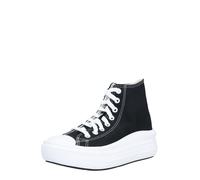 CONVERSE Baskets hautes 'CHUCK TAYLOR ALL STAR MOVE PLATFORM' noir / blanc, Taille 37,5