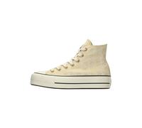 CONVERSE Baskets hautes 'CTAS' jaune clair / blanc naturel, Taille 40-40,5