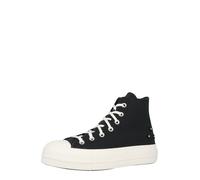 Converse - Chaussures montantes compensées - Chuck Taylor All Star Lift High Black/Black/Egret pour Femme - Taille 39 - Noir Noir 39