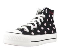 Converse Baskets montantes Chuck Taylor All Star pour femme, Noir/rose sommet/aigrette, 8
