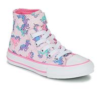Baskets montantes enfant filles Converse Chuck Taylor All Star 1V Unicorns Hi Rose 35