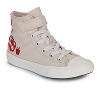 Baskets montantes enfant filles Converse CHUCK TAYLOR ALL STAR CHECKERED ACCENTS EASY-ON Blanc 34