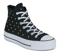 Converse Baskets montantes LIFT PLATFORM EMBROIDERED STARS in Noir 40