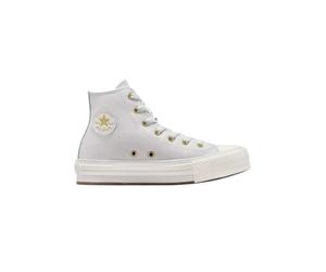 CONVERSE Bottines Ctas Eva Lift Hi en toile gris perle, gris, 37 EU