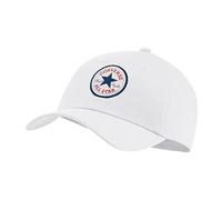 Converse Casquette de Baseball Unisexe, Blanc, Taille Unique