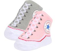 CONVERSE Chaussettes 'Chuck Taylor' gris / mélange de couleurs / rose, Taille 15-17