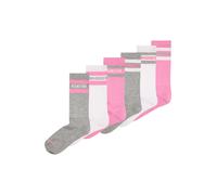 CONVERSE Chaussettes gris chiné / rose / blanc, Taille 38-40