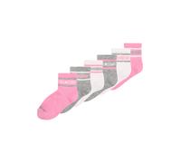 CONVERSE Chaussettes gris / rose clair / blanc, Taille 5-7Y