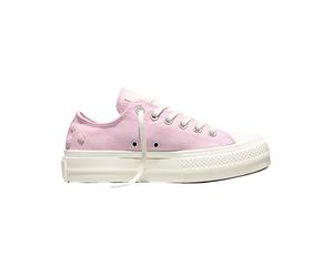 Converse - Chaussures compensées - Chuck Taylor All Star Lift Platform Beads New Found Bloom/Egret/Egret pour Femme - Taille 37 - Rose Rose 37