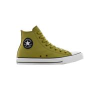 Converse - Chaussures montantes en toile - Chuck Taylor All Star Classic High In The Weeds/Black/White pour Homme - Taille 45 - Vert Vert 45