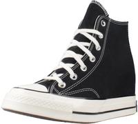 Converse Chuck Taylor All Star Chaussures compensées à lacets pour femme, Noir , 36 EU
