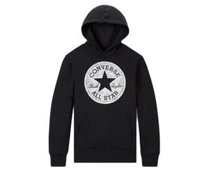 Converse Chuck Sweat-Shirt à Capuche, Noir, M Mixte