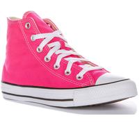 CONVERSE Chuck Tailleur Hi Tout Étoile Lacet Femmes Baskets en Fuschia UK 3 - 8
