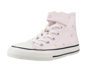 Converse Chuck Taylor all Star,Baskets haute en toile,Rose à pois colorés,Modèle de chaussure fille A10701C, rose, 34 EU
