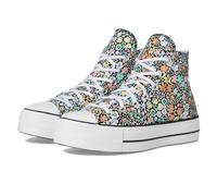 Converse Chuck Taylor All Star Baskets Montantes à Plateforme pour Femme, Noir/Blanc/pâle, 37.5 EU