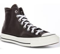 Converse Chuck Taylor All Star En Cuir Haut Baskets Femmes Noires EU 36-46