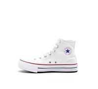 Baskets montantes enfant garcons Converse CHUCK TAYLOR ALL STAR EVA LIFT FOUNDATION HI Blanc 37