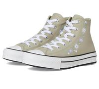 Converse Chuck Taylor All Star Eva Lift Plateforme florale unisexe pour enfant (grand enfant), Pale Surplus/White/Violet Heat, 5 Big Kid