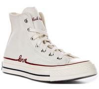 Converse Chuck Taylor All Star Hi Slip Baskets Toile Femme Blanc UK 3-8