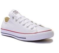 Converse Chuck Taylor All Star Leather Ox Femmes Trainer En Blanc UK 3 - 13