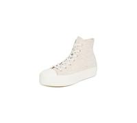 Converse Chuck Taylor All Star Lift Baskets en matériau texturé pour femme, Dune claire/aigrette/aigrette, 40 EU