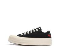 Converse Chuck Taylor All Star Lift Platform Cherries Ox Chaussures pour Femme Noir A08862C 38