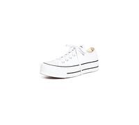 Converse Chuck Taylor All Star Lift Platform Denim Baskets pour Femme, Blanc, 38 EU