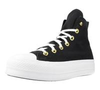 Converse All Star Hi Top Plateforme A05453C En Noir Or Studded Taille EU 36-42