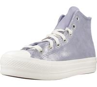 Baskets montantes femmes Converse CHUCK TAYLOR ALL STAR LIFT PLATFORM SUEDE SHIMMER Bleu 41