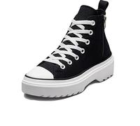 CONVERSE Chuck Taylor All Star Lugged Lift Sneaker, Black/Black/White, 38 EU