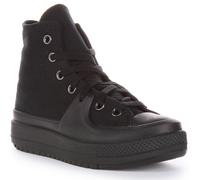 Converse Chuck Taylor All Star Moni Haute Femme Trainer En Noir UK 2 - 10