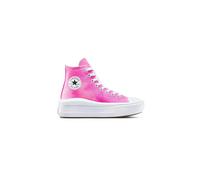 Converse Chuck Taylor All Star Move Platform Color Splash (Big Kid) Plate-Forme, Blanc/Fuchsia Chaos, 37 EU