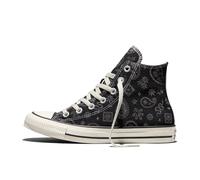 Converse - Sneakers hautes en toile - Chuck Taylor All Star Paisley Pop High Black/Dark Matter pour Femme - Taille 37.5 - Noir Noir 37.5