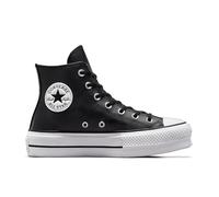 Converse Chuck Taylor All Star Platform Leather High-Top BASKETS PLATEFORME Femme